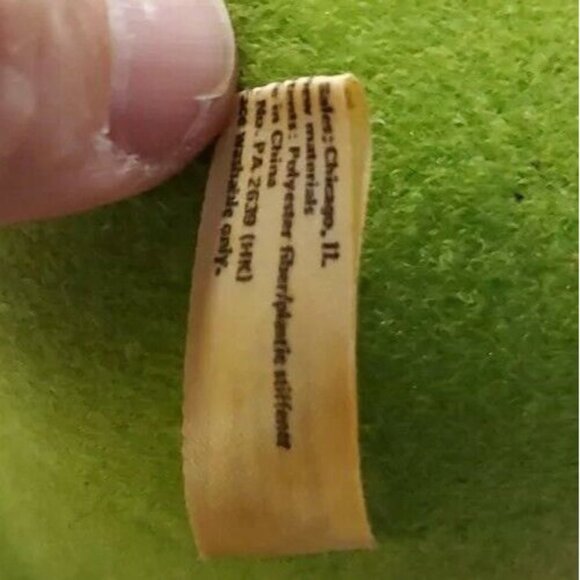 Vintage 1987 Baby Kermit Plush Toy Collectible Jim Henson Muppet's Stuffed Frog - Picture 7 of 9